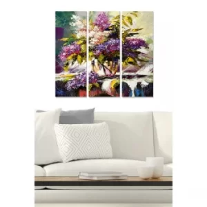 Image of MDF50714785 Multicolor Decorative MDF Painting (3 Pieces)