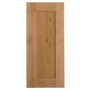 Image of Cooke Lewis Chesterton Solid Oak Tall standard door W400mm