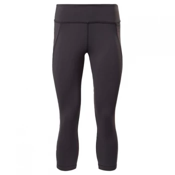 Image of Reebok Lux three quarter Leggings Womens - Black
