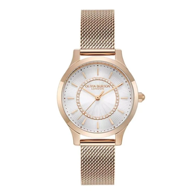 Image of Olivia Burton 24000213 Wonderlust Mesh Bracelet Watch - W28142