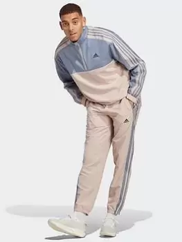 Image of adidas Sportswear 1/4 Zip Woven Tracksuit - Beige, Beige, Size S, Men