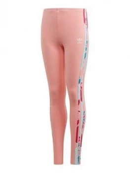 Image of Adidas Originals Childrens Leggings - Pink