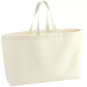 Image of Canvas Oversized Tote Bag (One Size) (Natural) - Westford Mill