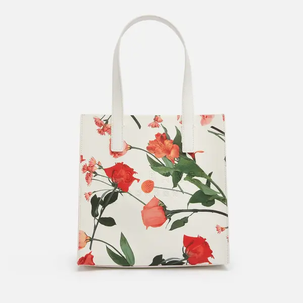 Image of Ted Baker Fleucon Floral-Print Faux Leather Bag