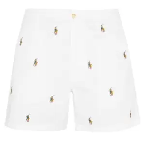 Image of Polo Ralph Lauren Polo All Over Shorts - White