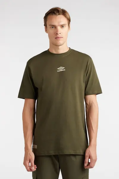 Image of Umbro City Silo Crew Tee Green