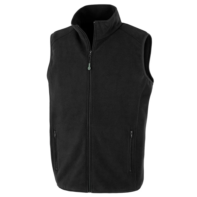 Image of Result Result Men Polarthermic Fleece Body Warmer in Black Size: X-Small Black XS Male 5059699660120