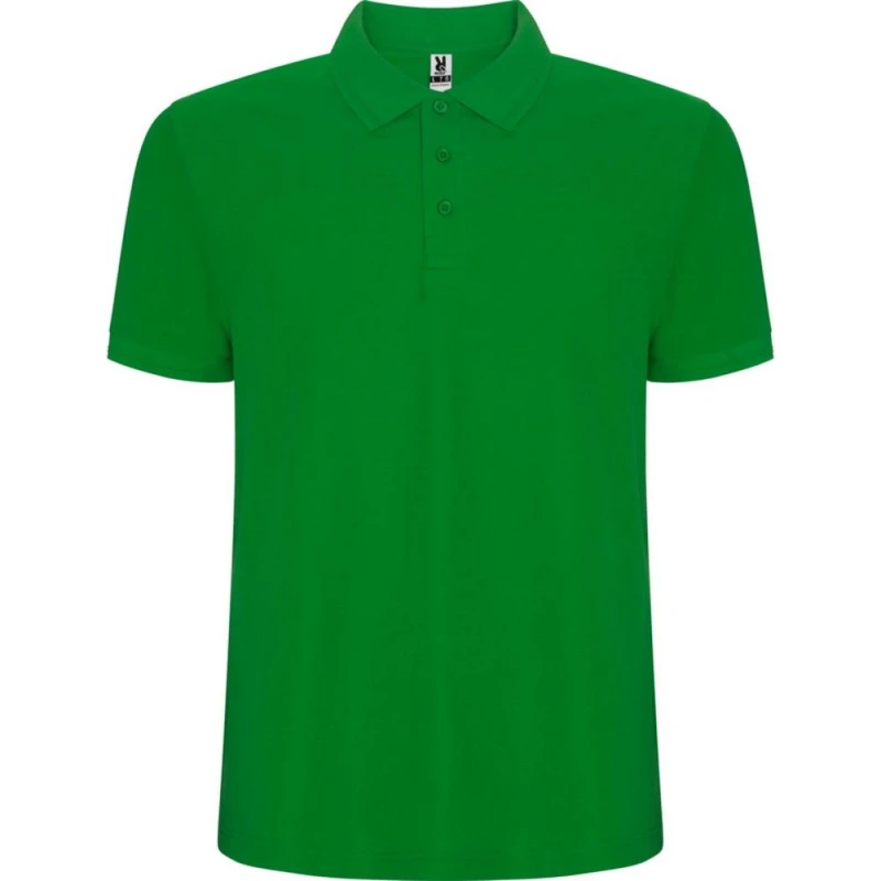 Image of ROLY ROLY Men Pegaso Premium Short-Sleeved Polo Shirt in Light Green Size: Small Light Green S Male 5063574546584