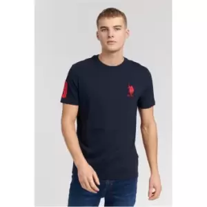 Image of US Polo Assn Large DHM T-Shirt Mens - Blue