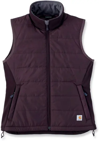Image of Carhartt Rain Defener Relaxed Fit Lightweight Ladies Vest, red, Size S for Women