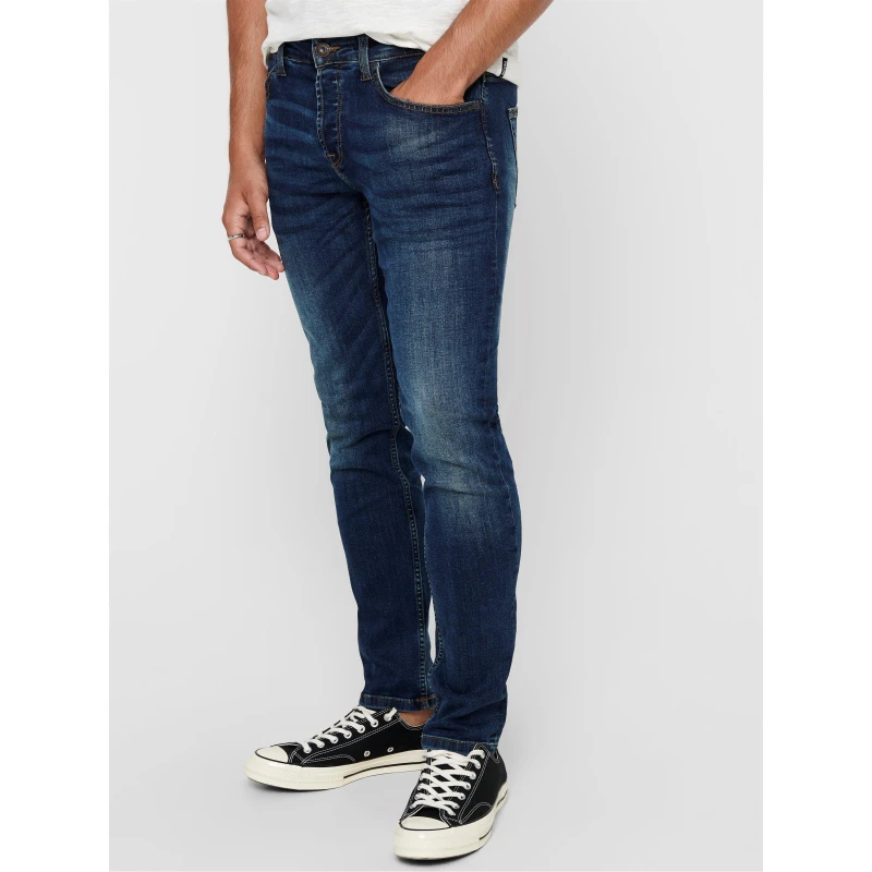 Image of ONLY and SONS Weft Med Blue Jeans blue W34L32 Men