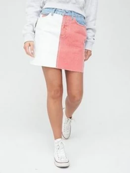 Image of Tommy Jeans Denim Skirt - Navy