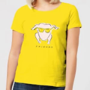 Image of Friends Turkey Womens T-Shirt - Yellow - M