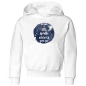 Image of Disney Leave A Little Sparkle Kids Hoodie - White - 7-8 Years - White