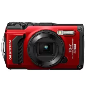 Image of OM System Tough TG-7 Digital Camera in Red