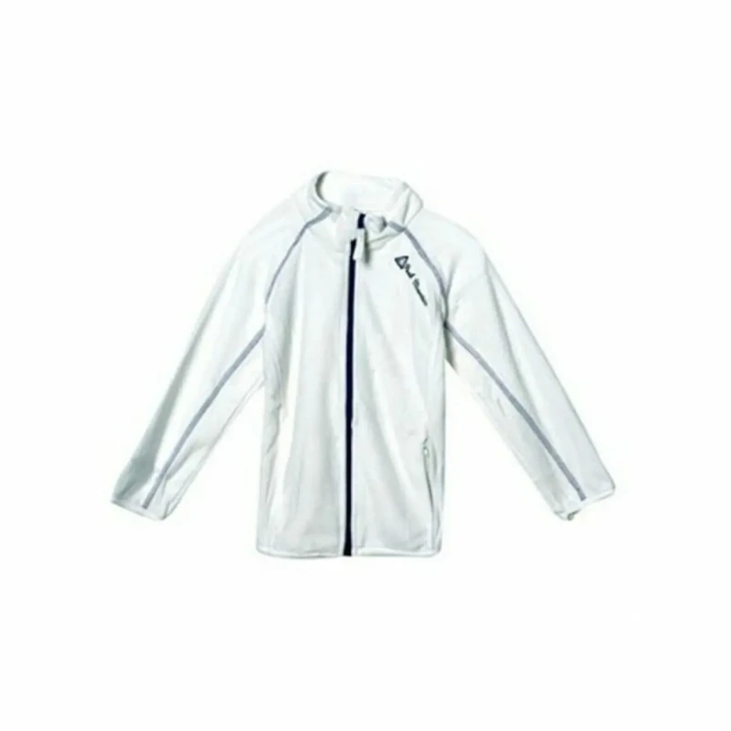 Image of Peak Mountain Girl's full-zip microfleece sweatshirt Peak Mountain Fafone Blanc Female 6 ans FAFONE/AF/1-BLANC