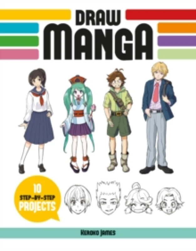 Image of Draw Manga : 10 Step-by-Step Projects Paperback / softback