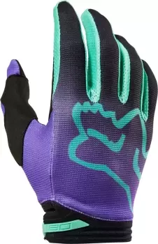 Image of FOX 180 Toxsyk Motocross Gloves, Black Size M black, Size M