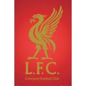 Image of Liverpool Club Crest 2013 Maxi Poster