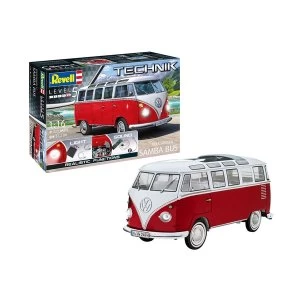 Image of Volkswagen T1 Samba Bus Revell Technik Level 5 Model Kit