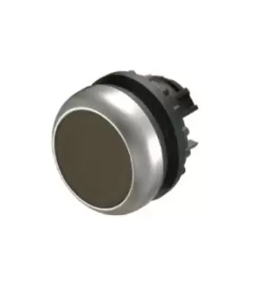 Image of Eaton Black Push Button - Momentary, M22 Series, 22.5mm Cutout, Round