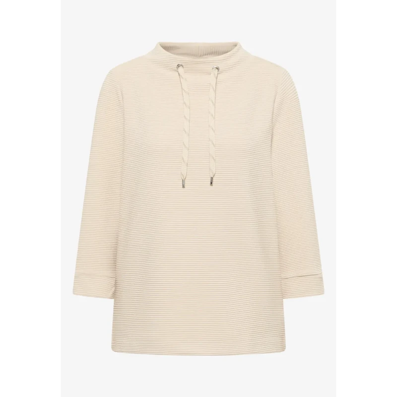 Image of cecil Sweatshirt woman Cecil Tos Solid Ottoman Beige Female L