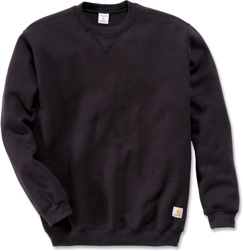 Image of Carhartt Midweight Crewneck Sweatshirt, black, Size XL