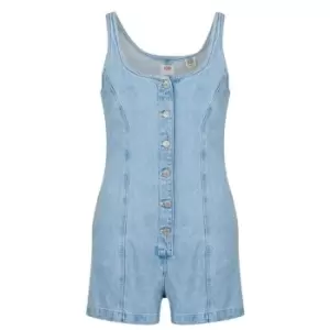 Image of Levis Alek Denim Romper - Blue