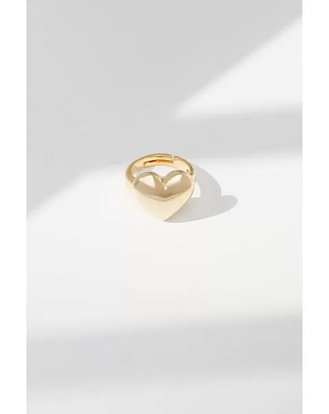 Image of Jon Richard Polished Heart Ring