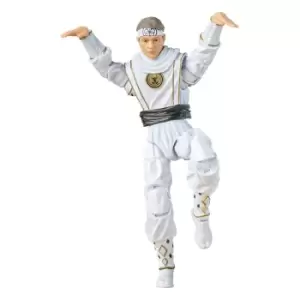 Image of Power Rangers x Cobra Kai Ligtning Collection Action Figure Morphed Daniel LaRusso White Crane Ranger 15 cm