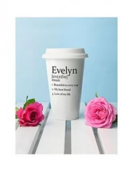 Image of Personalised Definition Ceramic Travel Mug