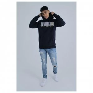Image of Fresh Ego Kid Barcode Hoodie - Navy