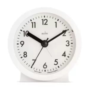 Image of Acctim Gaby Small Alarm Clock White