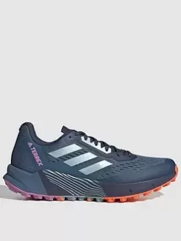 Image of Adidas Terrex Agravic Flow 2 Walking Shoe - Navy/Multi, Navy/Multi, Size 7, Women
