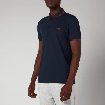 Image of Hugo Boss Athleisure Golf Paule Polo Shirt Navy Size S Men
