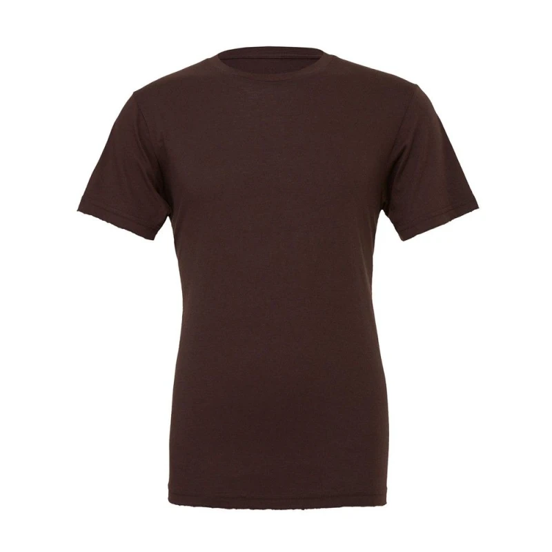Image of Bella + Canvas Mens Crew Neck T-Shirt in Brown Size: XS Brown Male XS