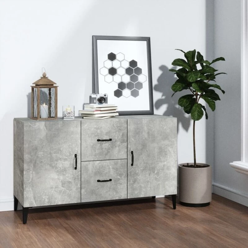 Image of VIDAXL Sideboard Concrete Grey 100x36x60cm Engineered Wood Vidaxl 8720286972830