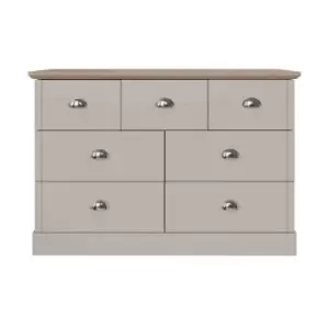 Image of GFW Kendal 4+3 Drawer Chest Grey