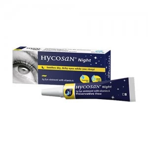 Image of Hycosan Night Dry Eye Ointment Overnight Treatment