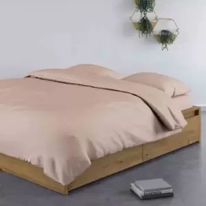 Image of Panda 100% Bamboo Duvet Cover Vintage Pink - Super King