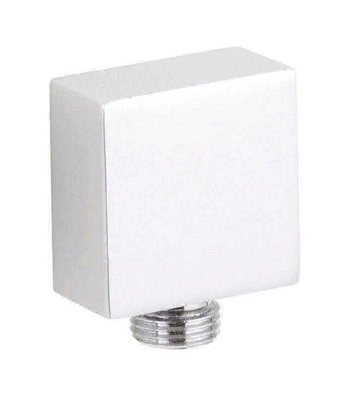 Image of Balterley Square Outlet Elbow Chrome Silver