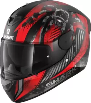 Image of Shark D-SKWAL 2 Atraxx Helmet, black-red Size M black-red, Size M