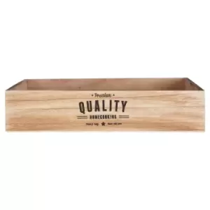 Image of Rustic Storage Crate in Natural