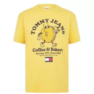 Image of Tommy Jeans Bagels T-Shirt - Yellow