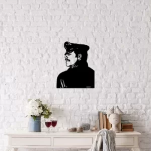 Image of Tom Of Finland Police Black Decorative Metal Wall Accessory