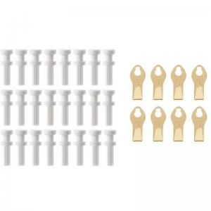 Image of Takker Hardwall Refill Takks and Picture Hooks - 32 Piece