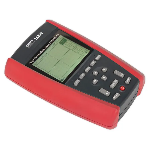 Image of Sealey TA330 Hand-Held Single Channel Oscilloscope & Multimeter