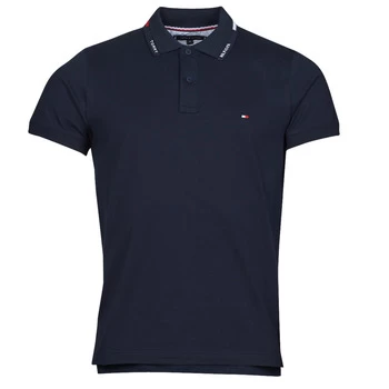 Image of Tommy Hilfiger 1986 HILFIGER COLLAR, DW5 mens Polo shirt in Black - Sizes XXL,S,M,L,XL