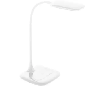 Image of Masserie LED Desk Lamp with qi Charging - White - Eglo