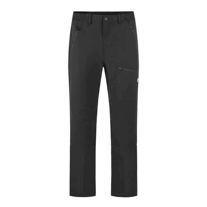 Image of Nevica Mens Touring Water Resistant Zip Pockets Slim Fit Ski Trousers Black male S